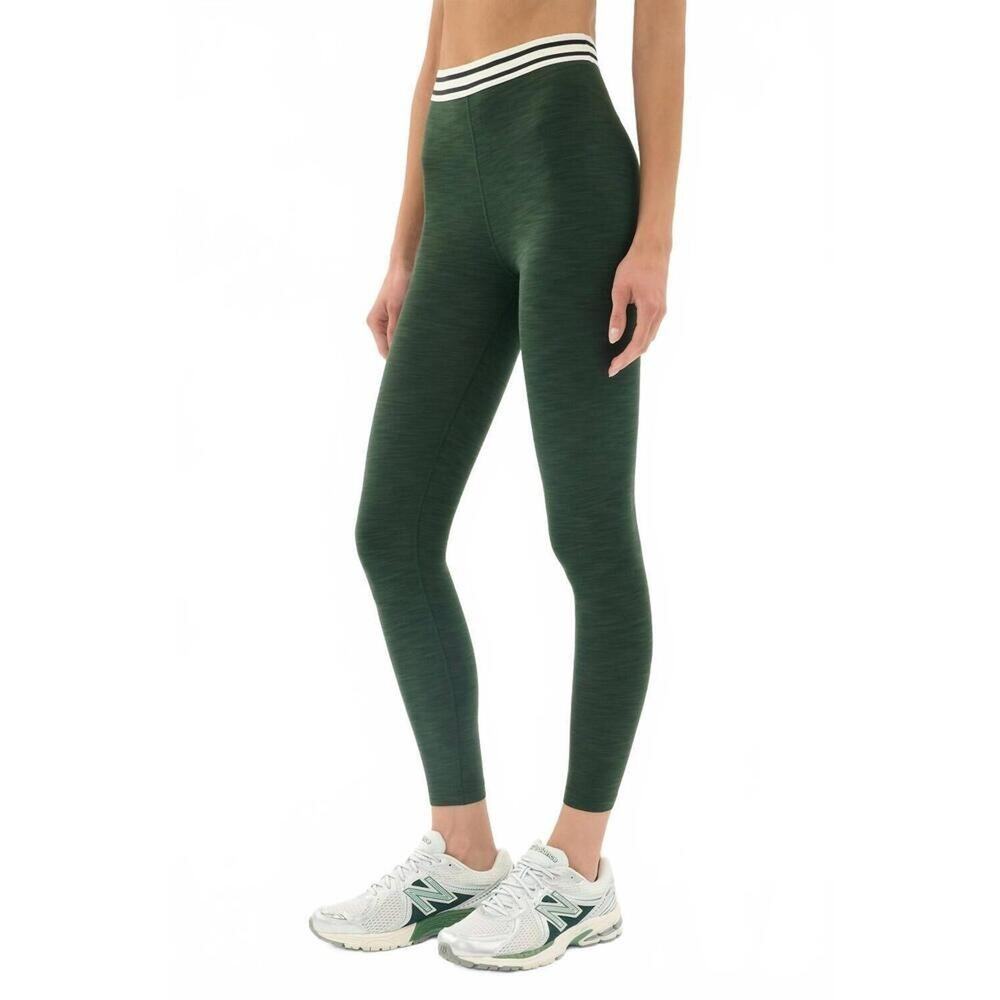 SPLITS59 Women's Bailey Active Rib High Waist‎ 7/8 Leggings JL3 Green XXS